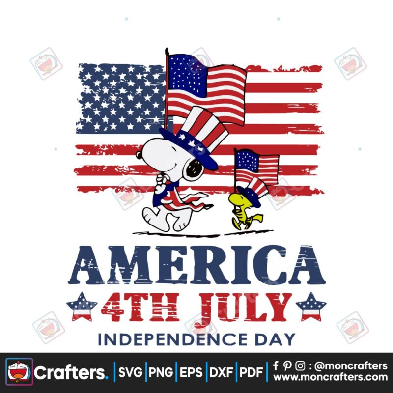snoopy-and-woodstock-america-4th-of-july-svg-digital-file