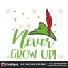 vintage-disney-cartoon-peter-pan-never-grow-up-svg-cricut-file