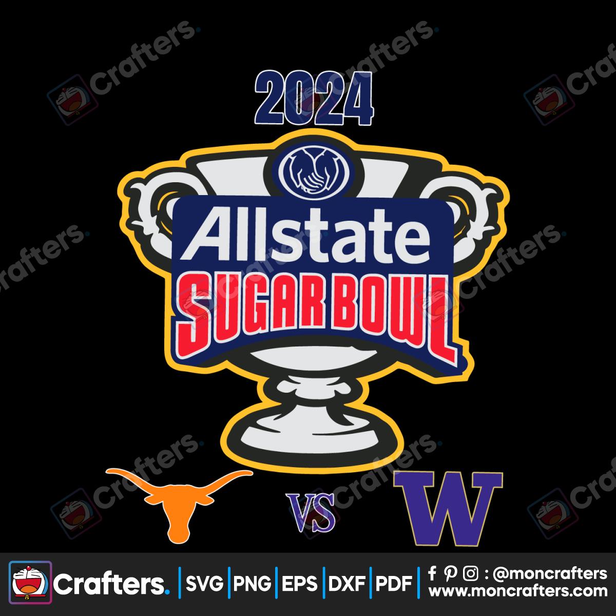 Allstate Sugar Bowl Matchup 2024 SVG Instant Download Instant Download