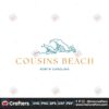 retro-cousins-beach-north-carolina-svg-cutting-digital-file