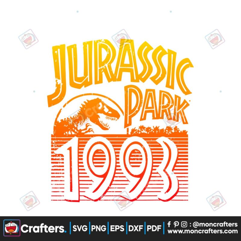 jurassic-park-1993-retro-dinosaur-svg-cutting-digital-file