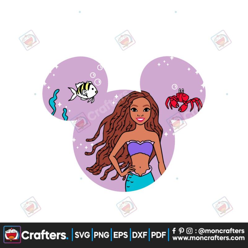 the-little-mermaid-svg-african-american-svg-digital-file