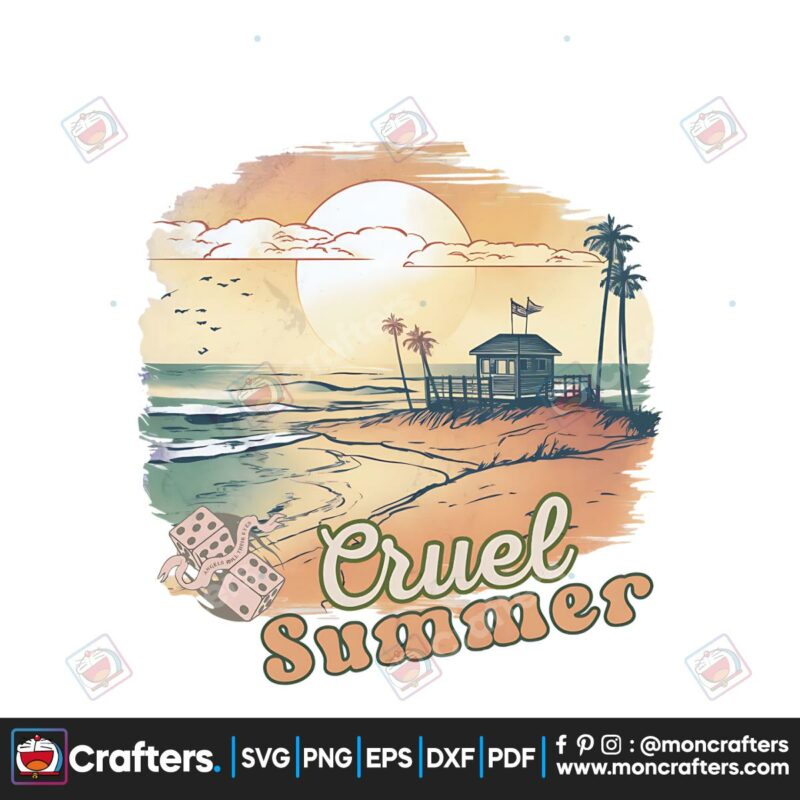 cruel-summer-taylor-swift-summer-vibes-png-silhouette-file