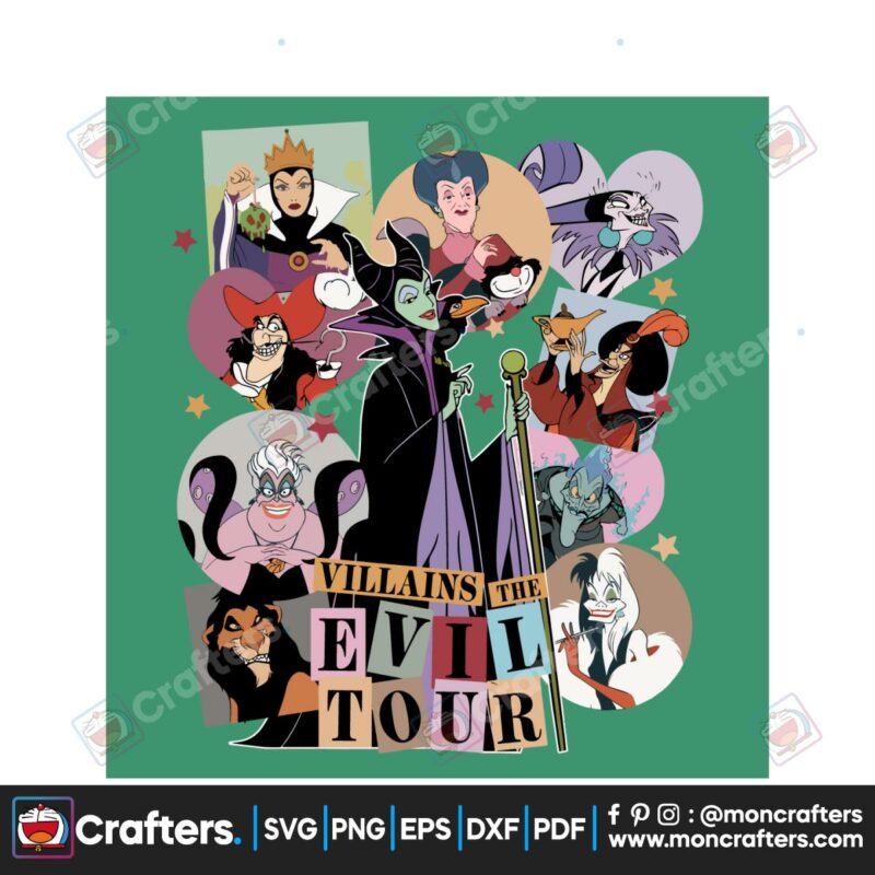 disney-villains-the-evil-tour-svg-villain-characters-svg-cricut-file