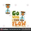 go-with-the-flow-nurse-mental-health-svg-digital-cricut-file
