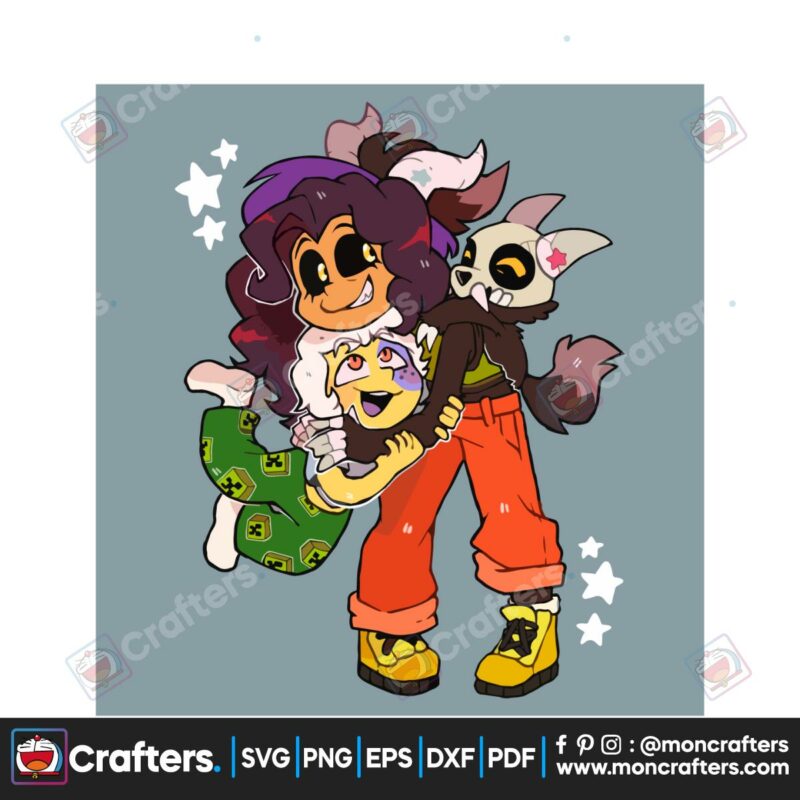 luz-titan-the-collector-and-king-the-owl-house-svg-cricut-file