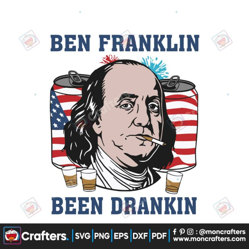 ben-franklin-been-drankin-beer-smoking-4th-of-july-svg-file