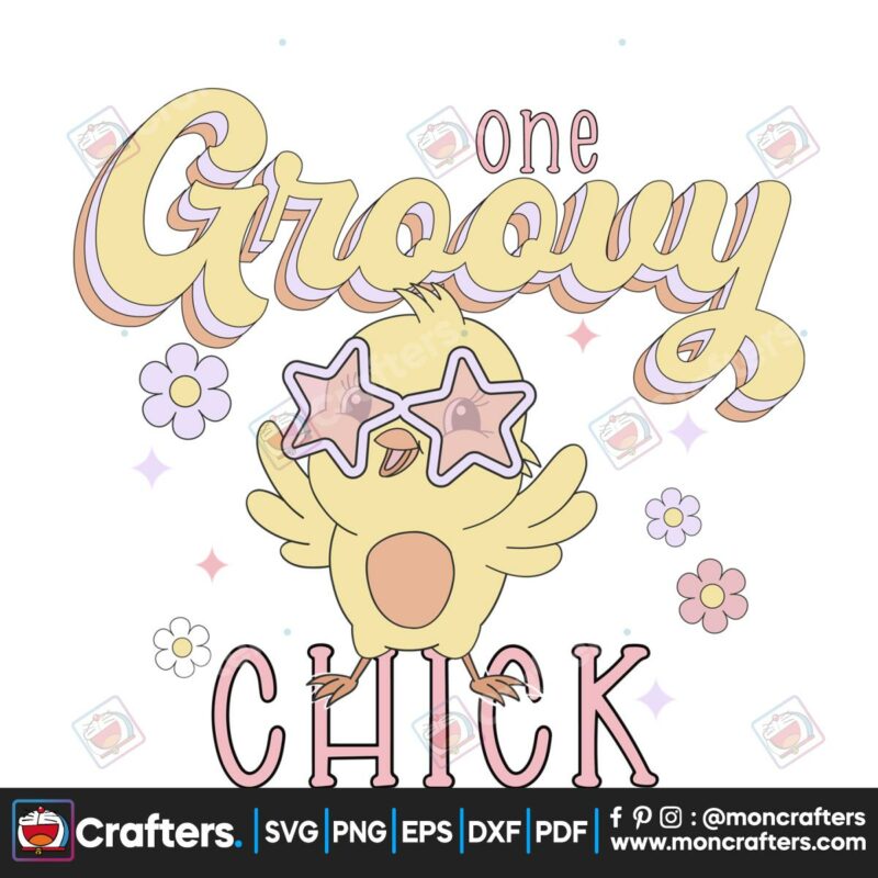 one-cute-chick-easter-svg