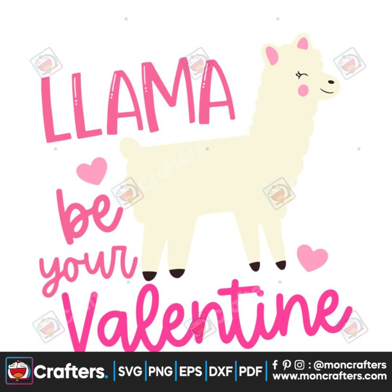 valentines-day-svg-llama-be-your-svg