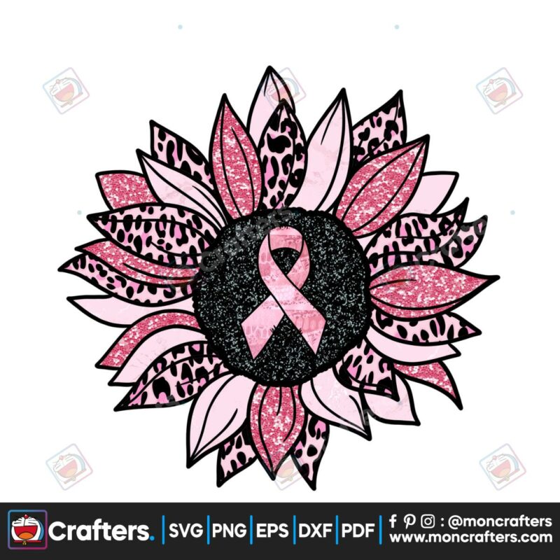 sunflower-breast-cancer-sublimation-png