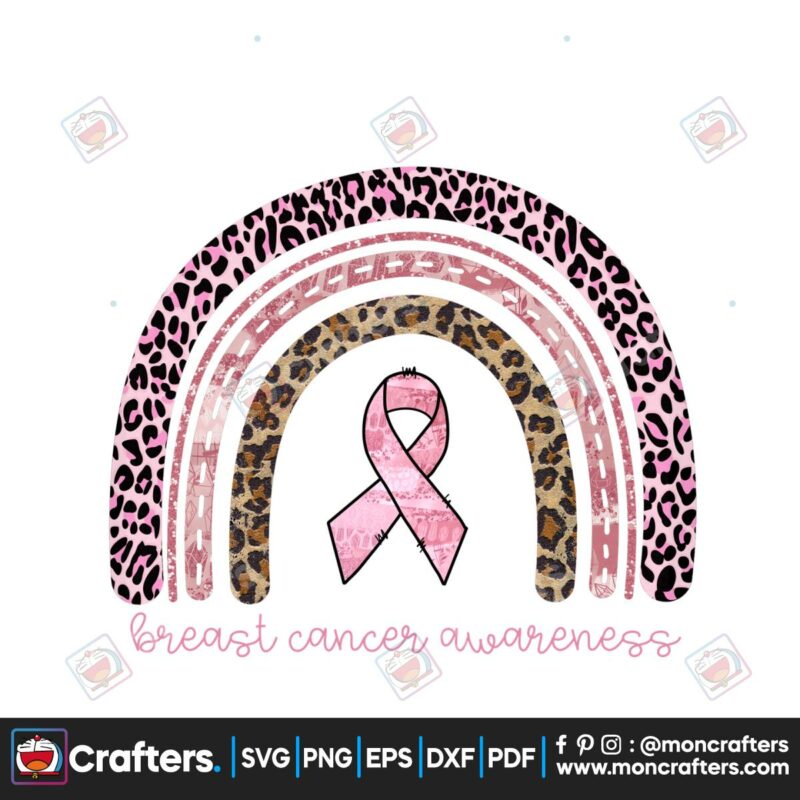 rainbow-sublimation-breast-cancer-png