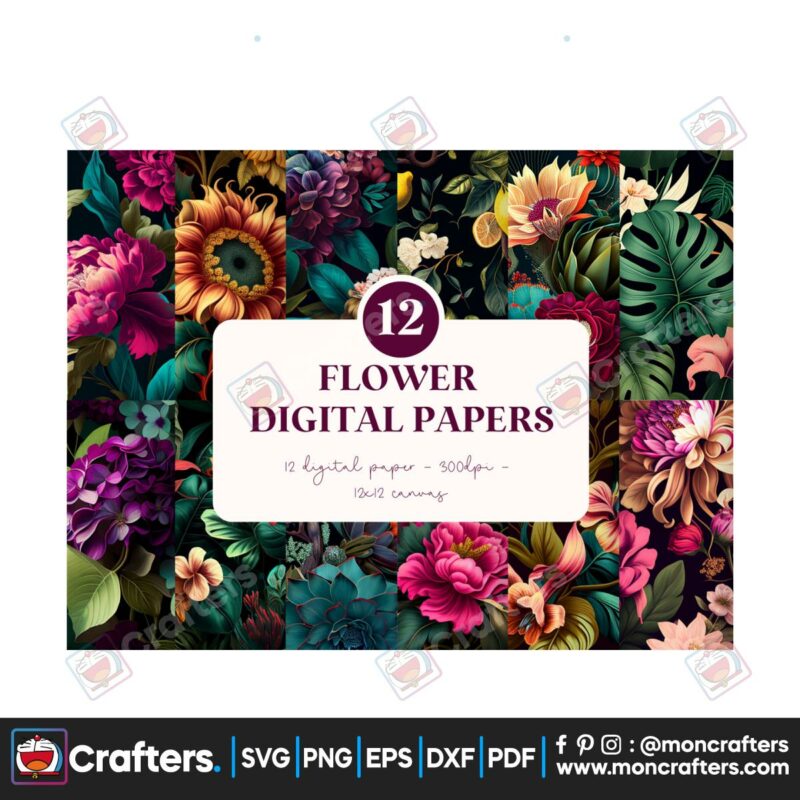 flower-digital-paper-floral-png