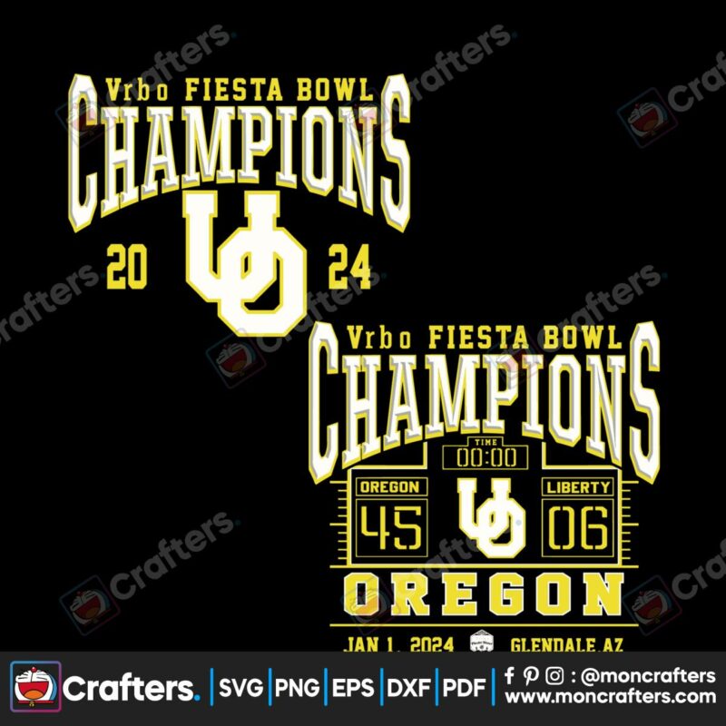 Oregon Ducks 2024 Fiesta Bowl Champions SVG Instant Download Instant   Moncrafters.com 01072024 121927 800x800 