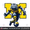 vintage-university-of-michigan-wolverines-football-png