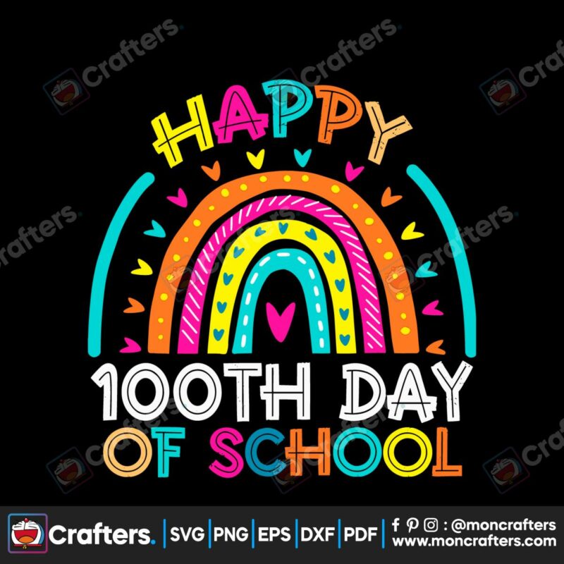 happy-100th-days-of-school-rainbow-svg