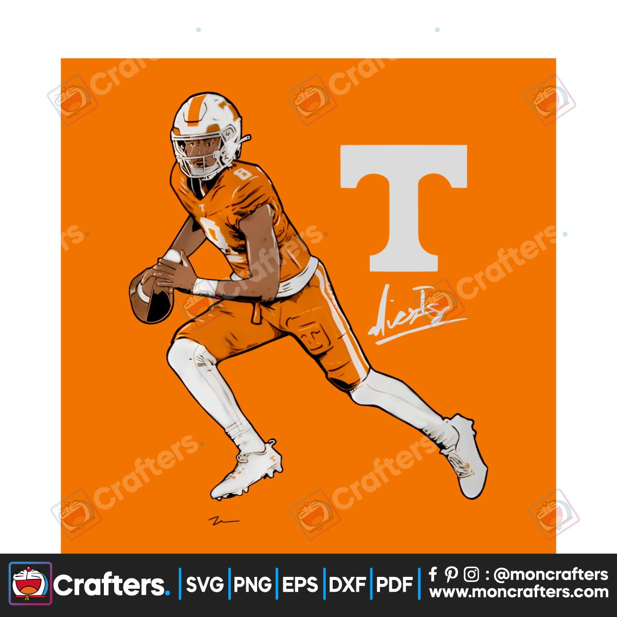 Tennessee Football Nico Iamaleava Superstar Pose PNG