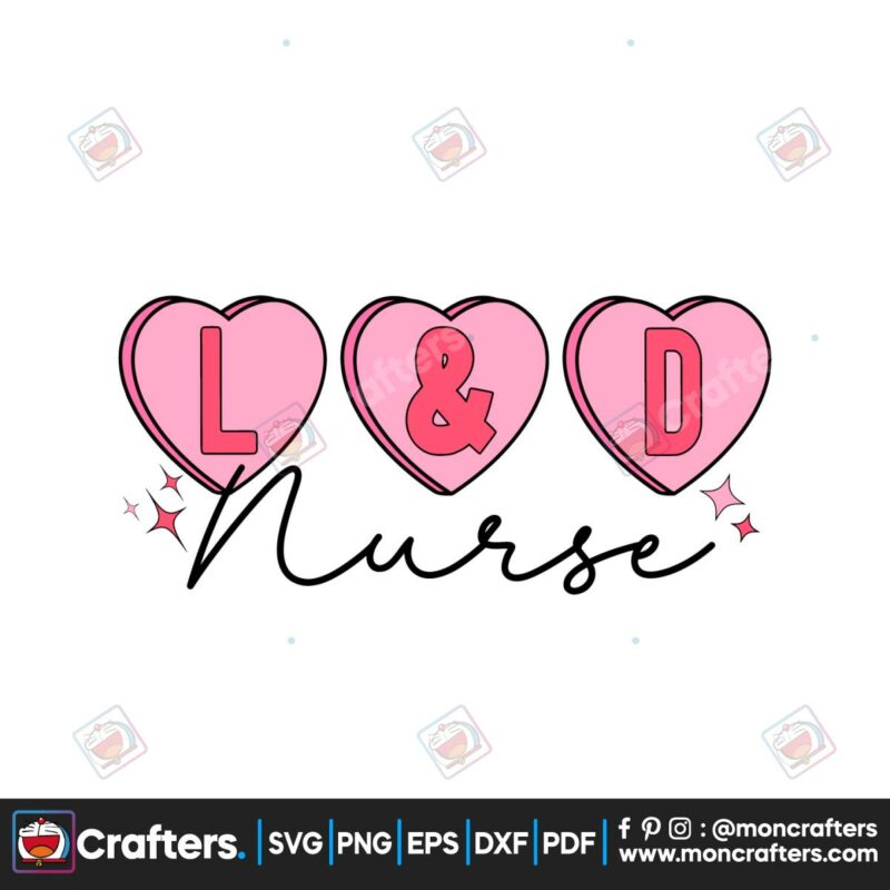 labor-and-delivery-nurse-valentine-svg