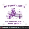 my-tummy-hurts-raccoon-meme-svg