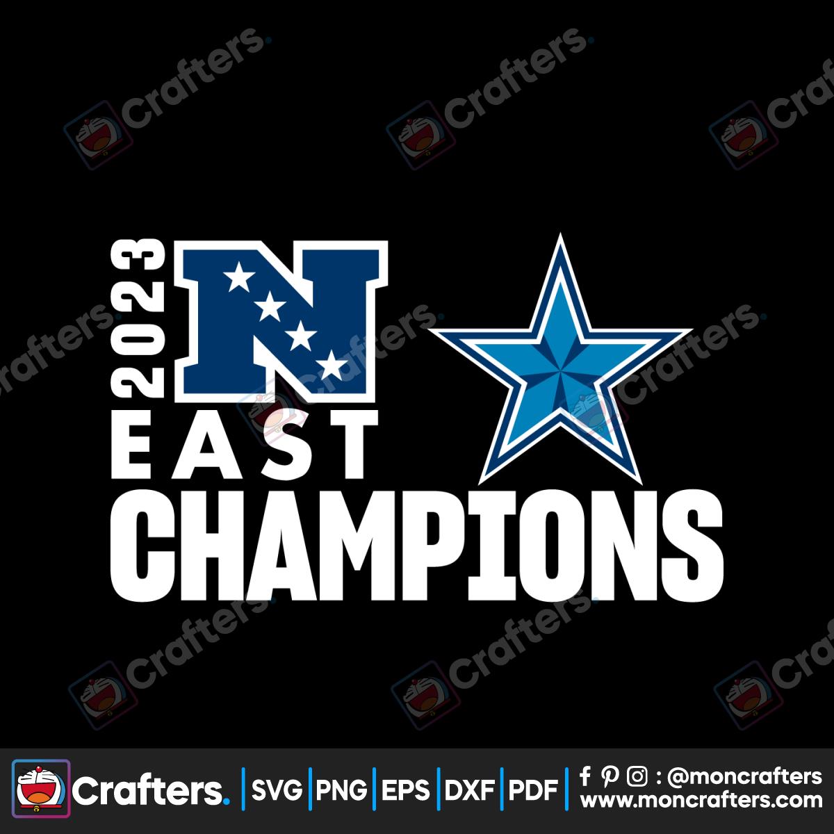 Dallas Cowboys 2023 East Champions Svg Digital Download Instant Download