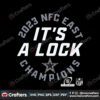 cowboys-its-a-lock-2023-nfc-east-champions-svg