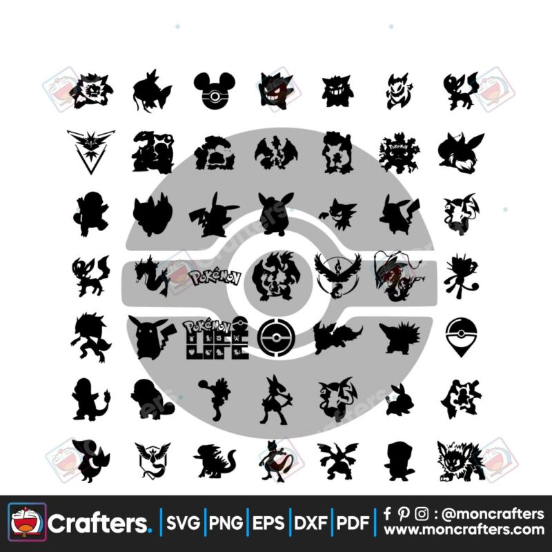 vintage-pokemon-characters-cartoon-svg-bundle
