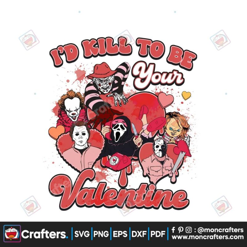 id-kill-to-be-your-valentine-creepy-png