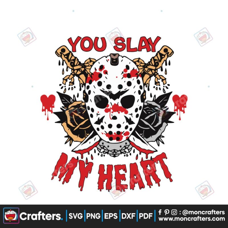 you-slay-my-heart-horror-character-valentine-svg