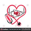 stethoscope-heartbeat-nurse-kansas-city-chiefs-svg