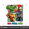 retro-spiderman-hero-100-super-days-png