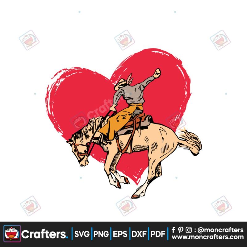 cowboy-rodeo-bucking-love-heart-svg