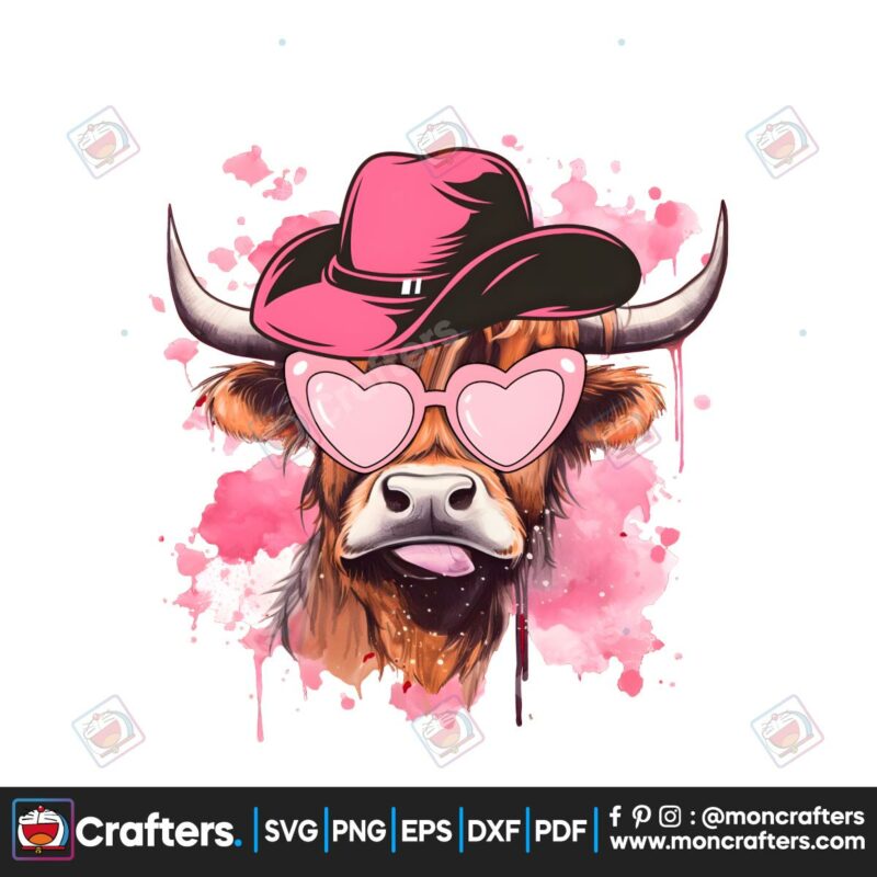 valentine-highland-cow-lovers-png
