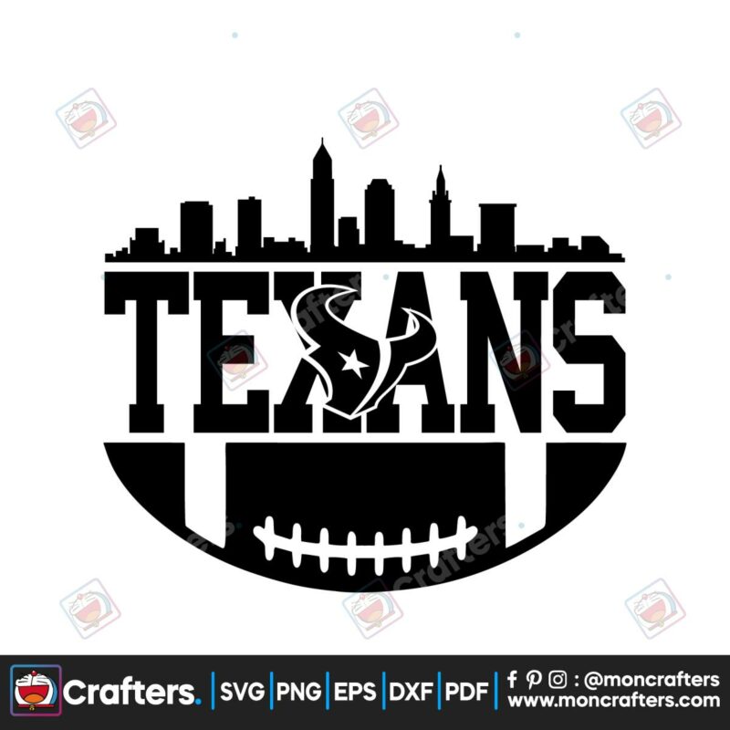 houston-texans-football-skyline-svg-digital-download