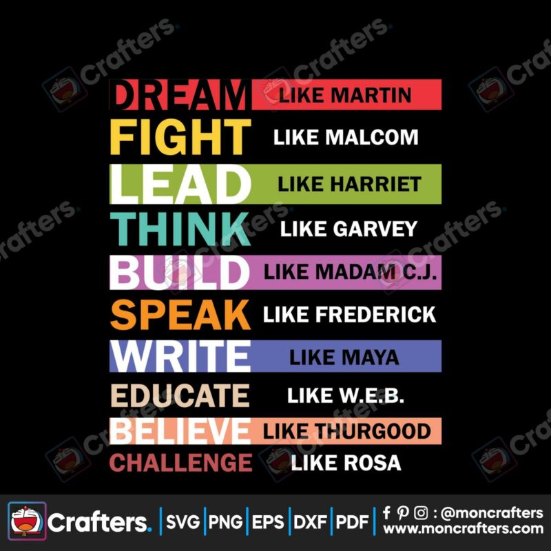 black-history-month-dream-like-martin-svg