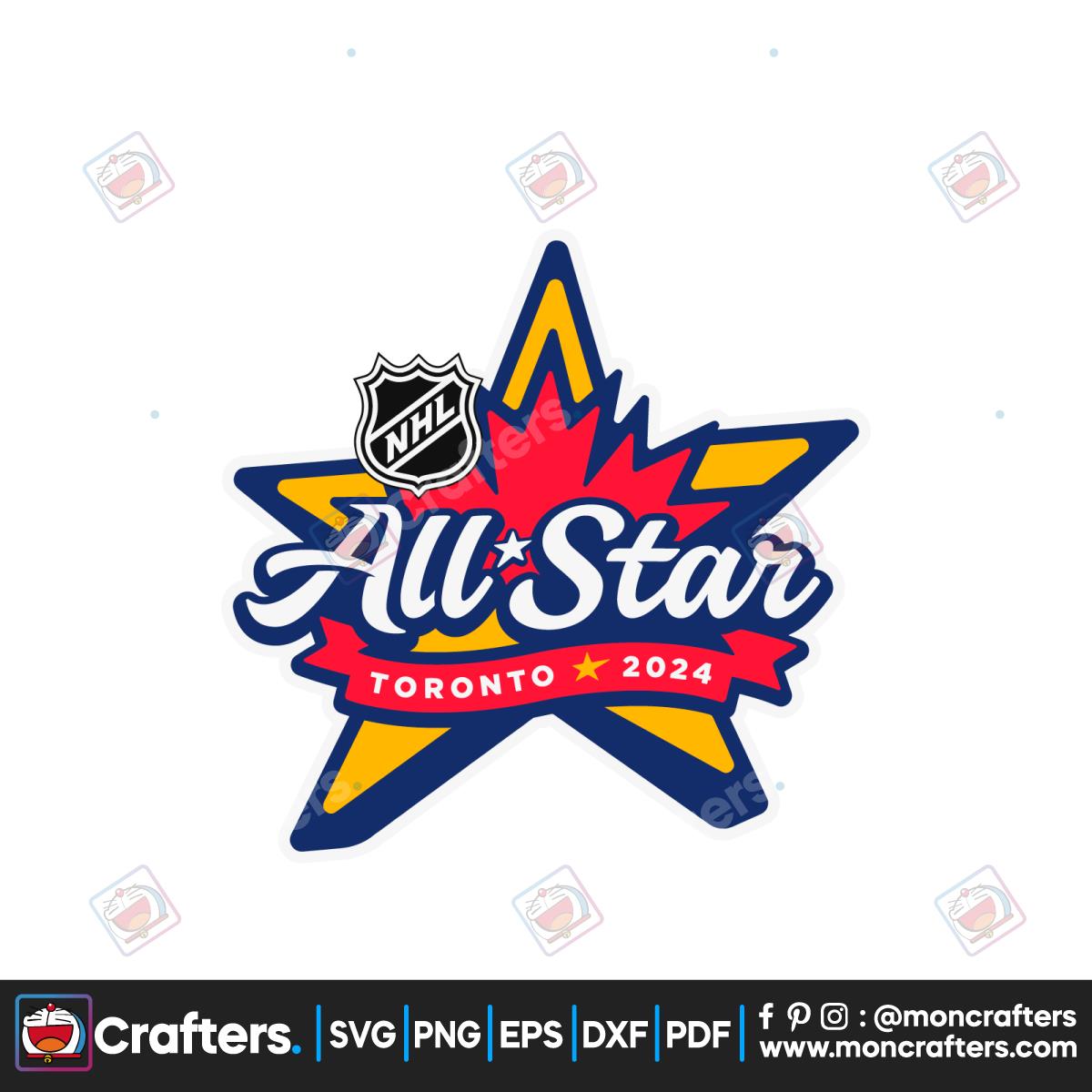 2024 NHL All Star Toronto Game Event Logo SVG Instant Download Instant   Moncrafters.com 01212024 100553 