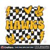 checkerboard-hawks-ncaa-team-svg