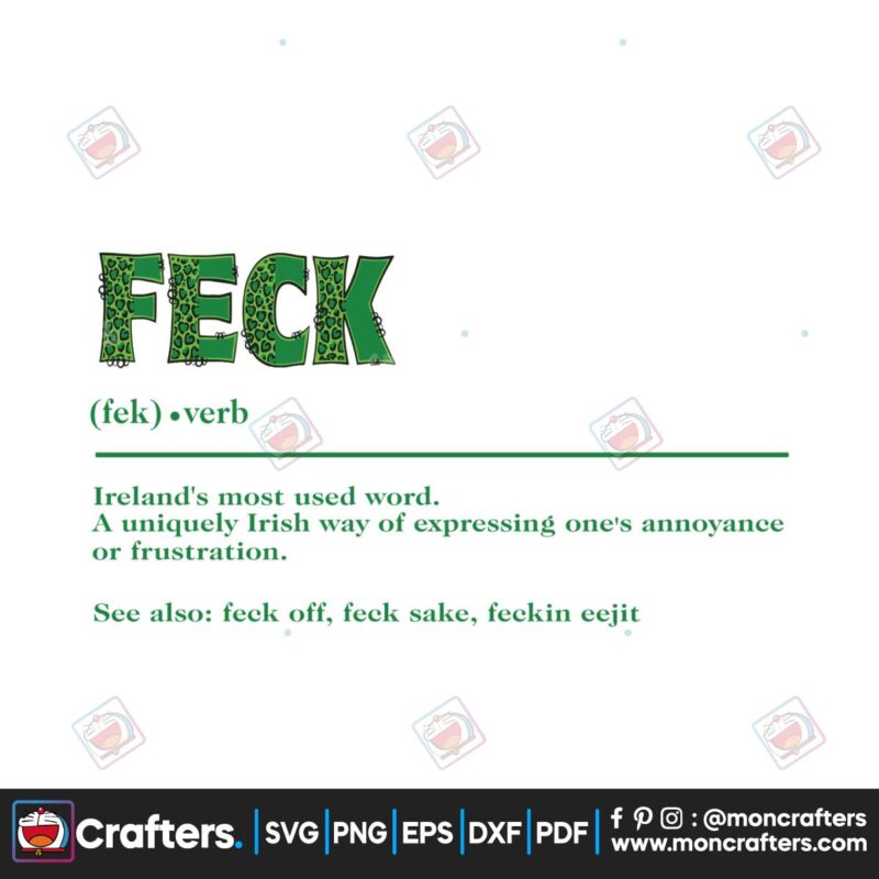 feck-definition-irish-st-patricks-day-svg