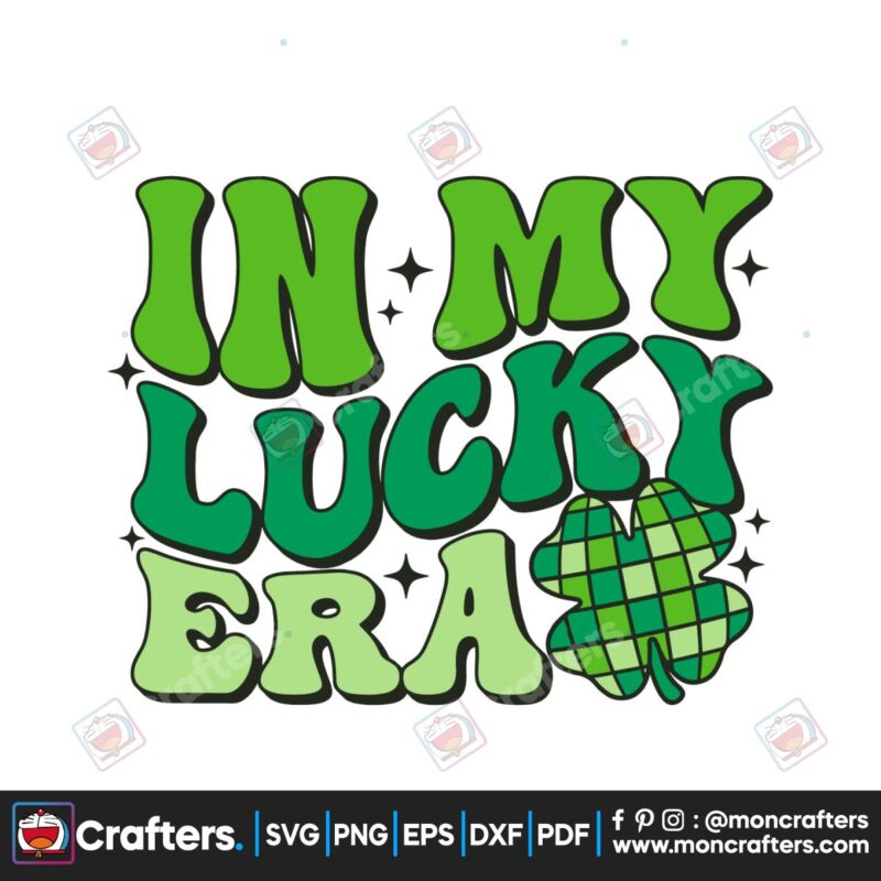 in-my-lucky-era-clover-checkerboard-svg
