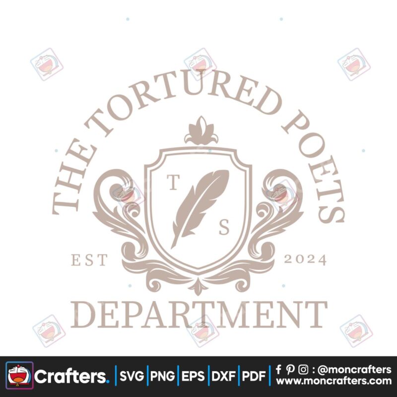 The Tortured Poets Department Est 2024 SVG Instant Download Instant ...