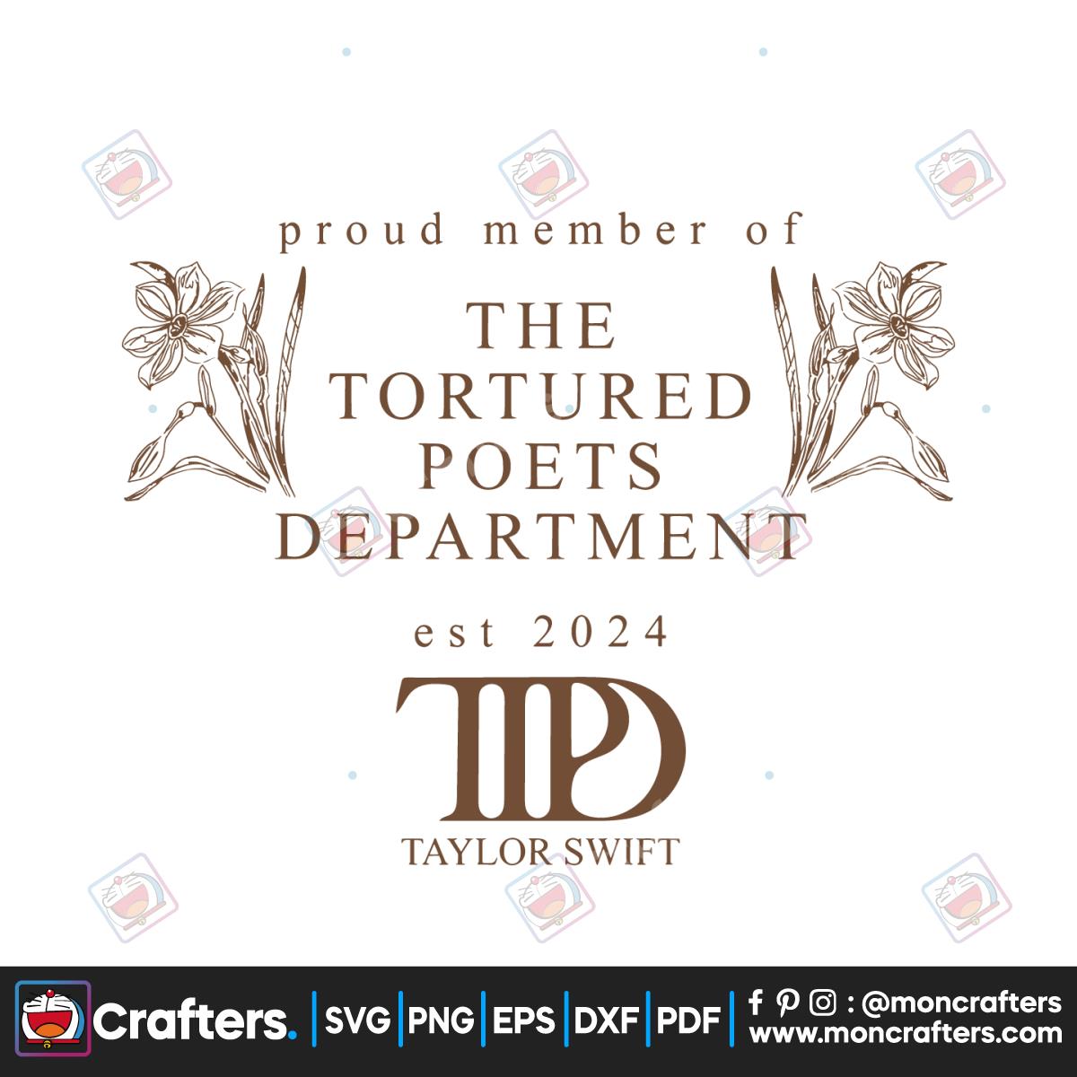 The Tortured Poets Department 2024 Taylor Swift SVG Instant Download ...