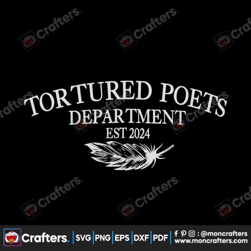 the-tortured-poets-department-est-2024-album-svg