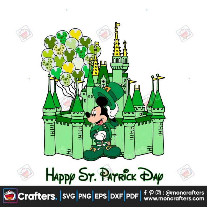mickey-castle-happy-st-patrick-day-png