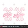 mama-mini-checkered-bunny-svg