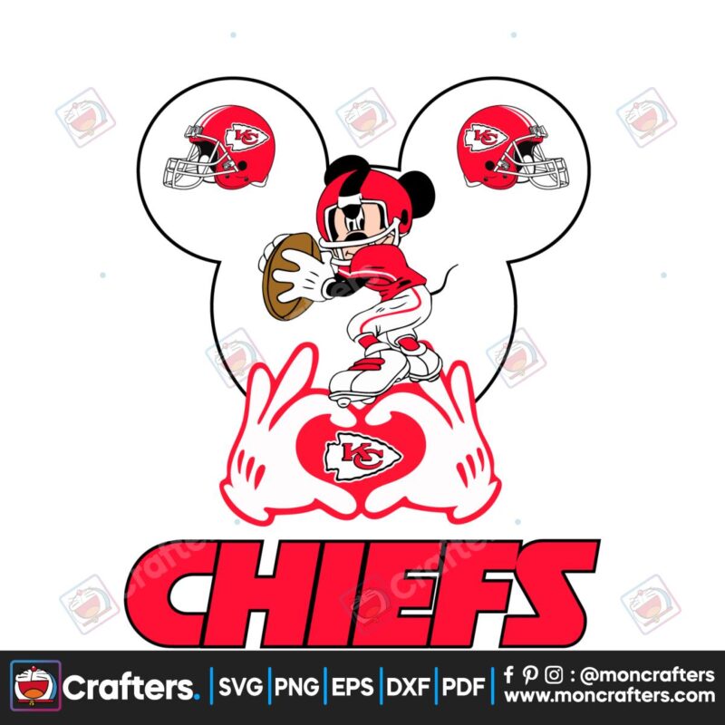 kansas-city-chiefs-football-mickey-mouse-svg