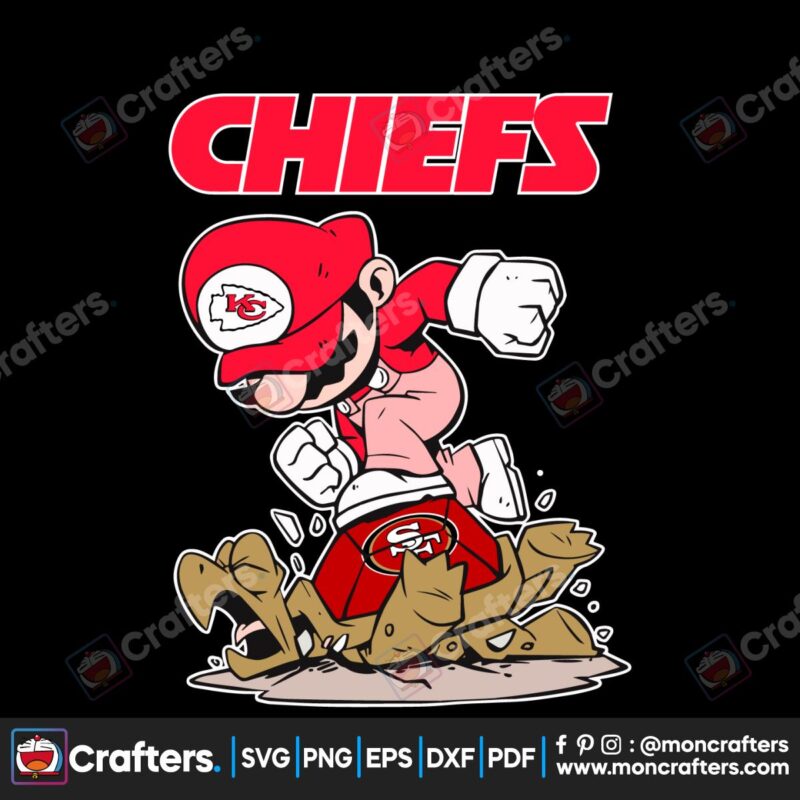 mario-chiefs-stomps-on-san-francisco-49ers-svg