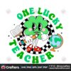 one-lucky-teacher-cute-shamrock-svg
