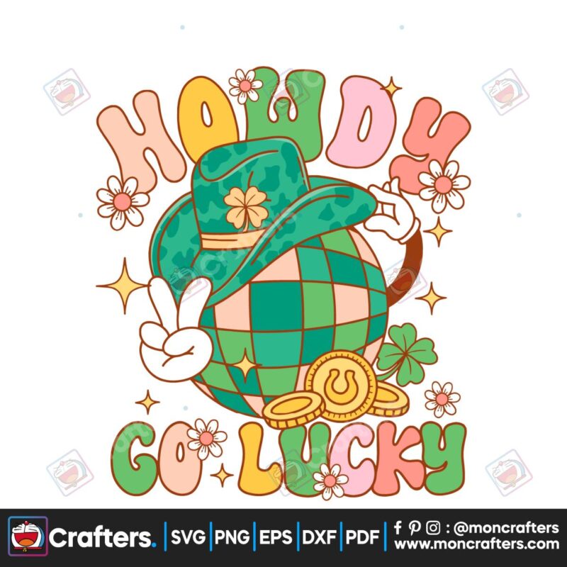 howdy-go-lucky-disco-ball-patricks-day-svg