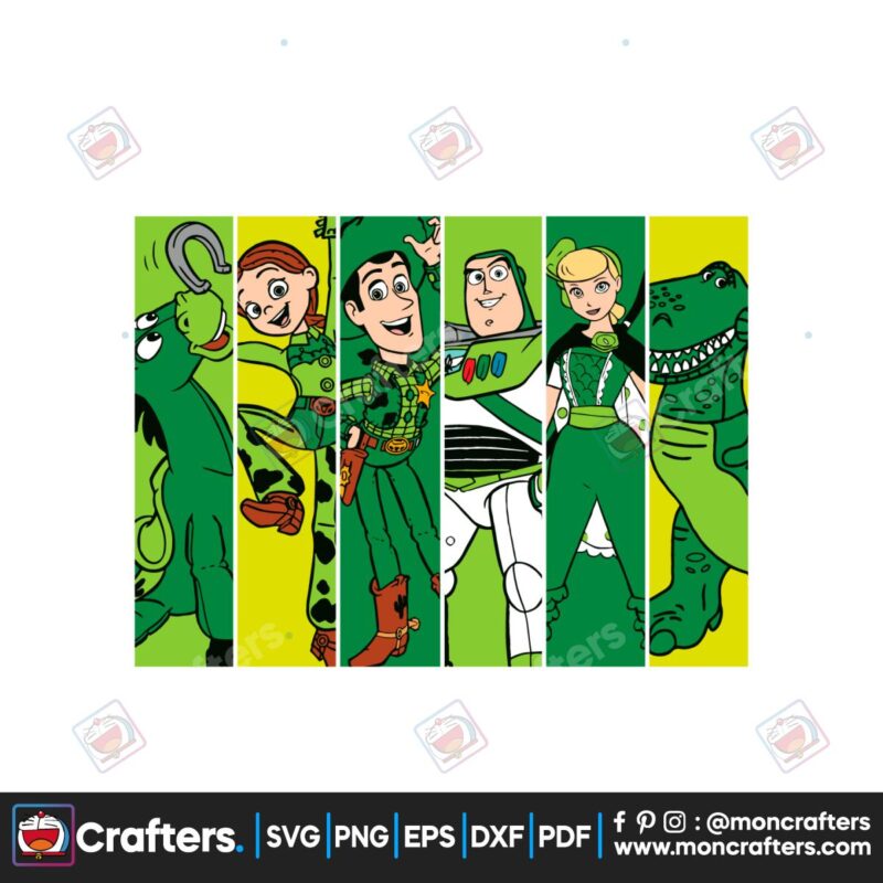 toy-story-characters-st-patricks-day-svg