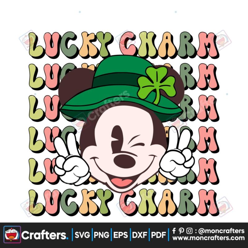 lucky-charm-mickey-mouse-svg
