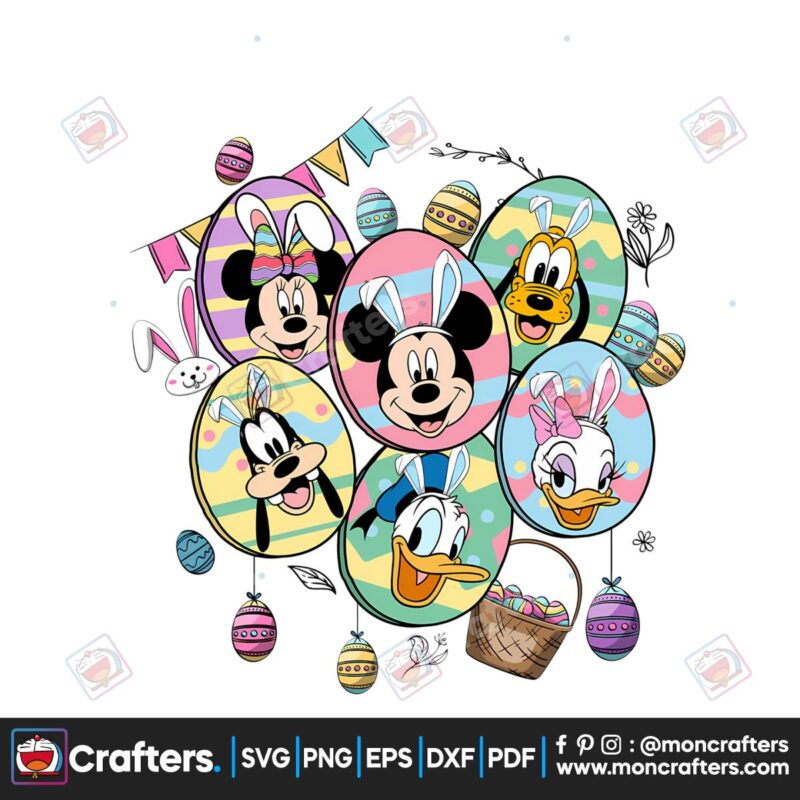 mickey-friends-with-bunny-ears-easter-eggs-png