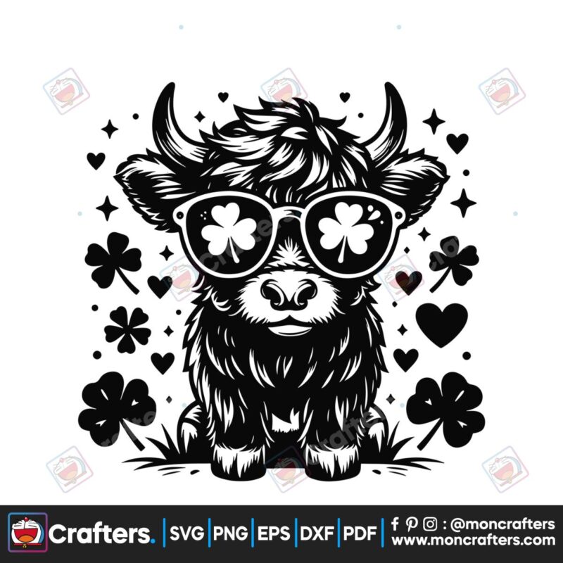 vintage-highland-cow-st-patricks-day-svg